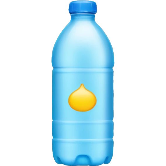 Water bottle  emoji