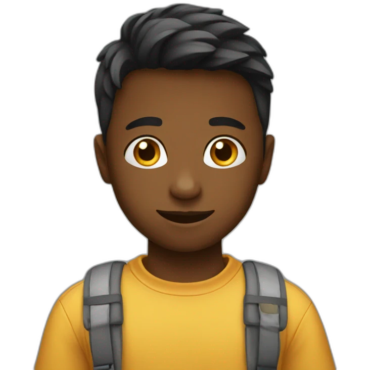 kid learning emoji