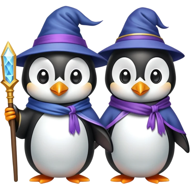Penguin Wizards  emoji