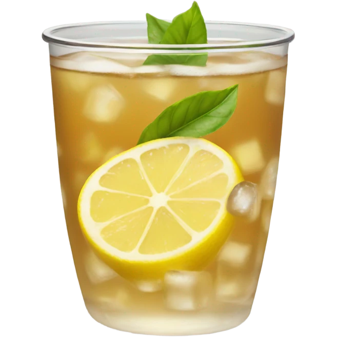 lemon tea iced emoji