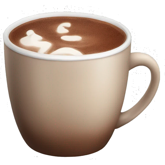 Hot chocolate emoji
