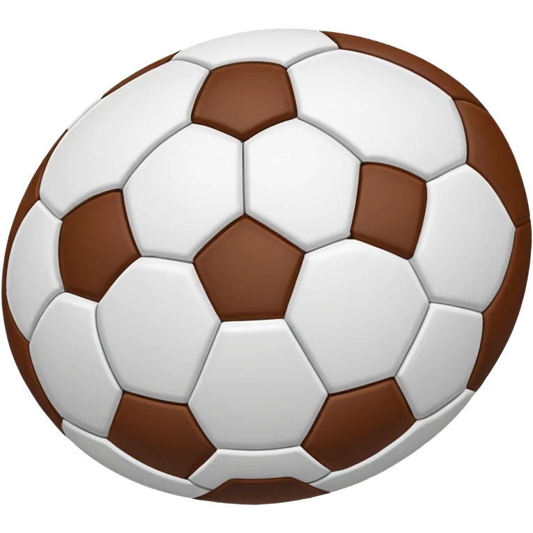 create a football icon inspired by airbnb category icons it should just be a white outline emoji