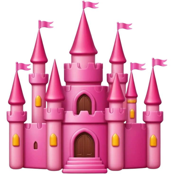 pink candy castle emoji