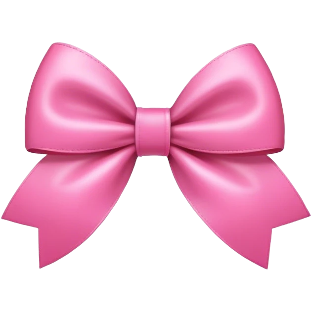 Pink bow emoji