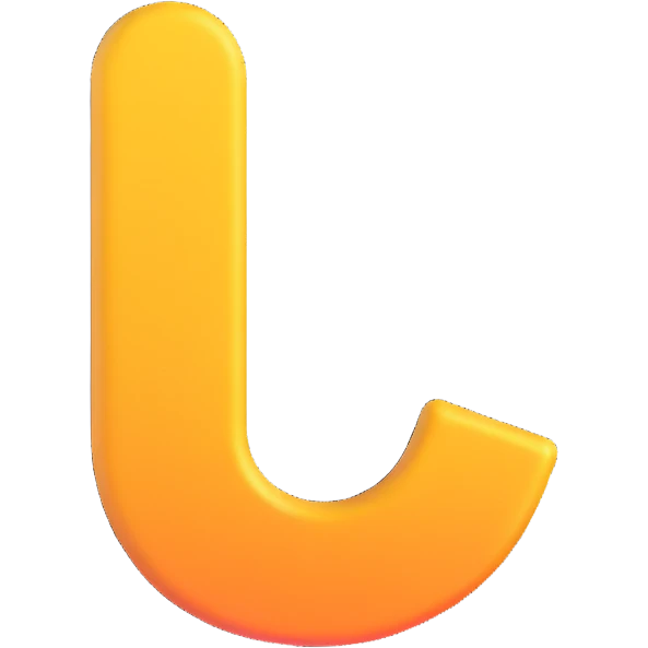 A lowercase letter i emoji, with a dot above it, in a modern and sleek style emoji