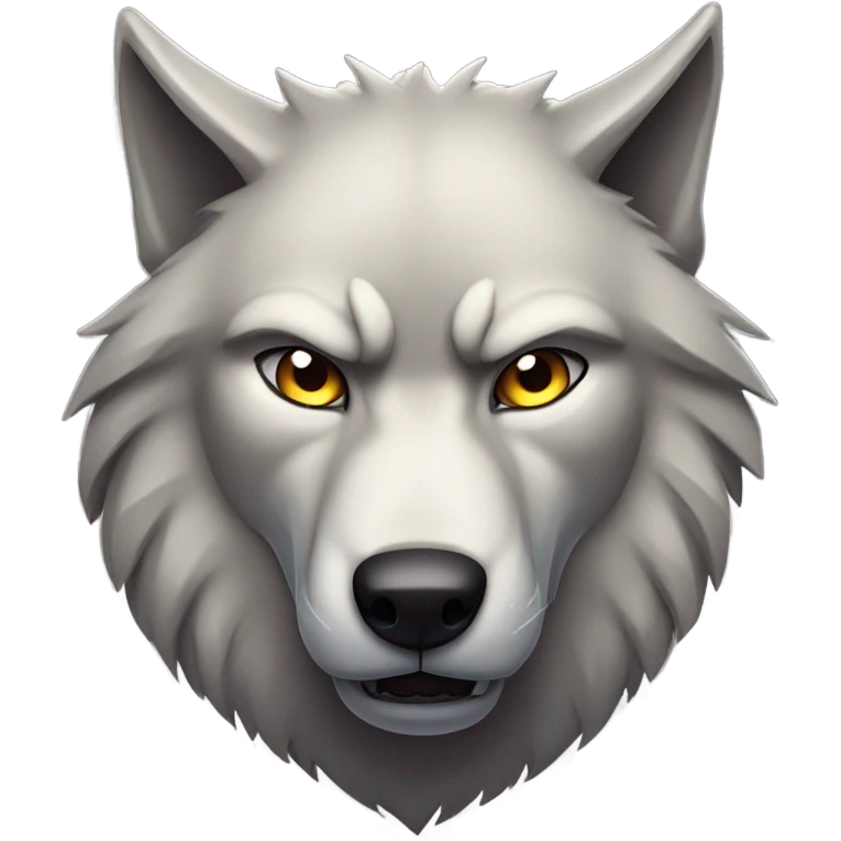 Wolf mean emoji