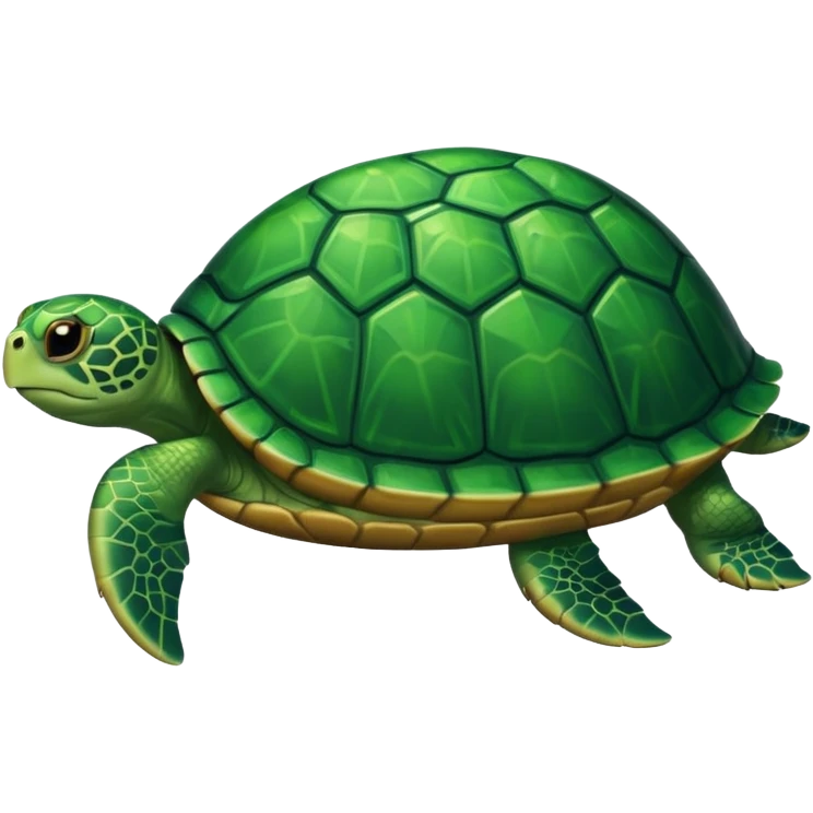 Turtle with his fin out emoji
