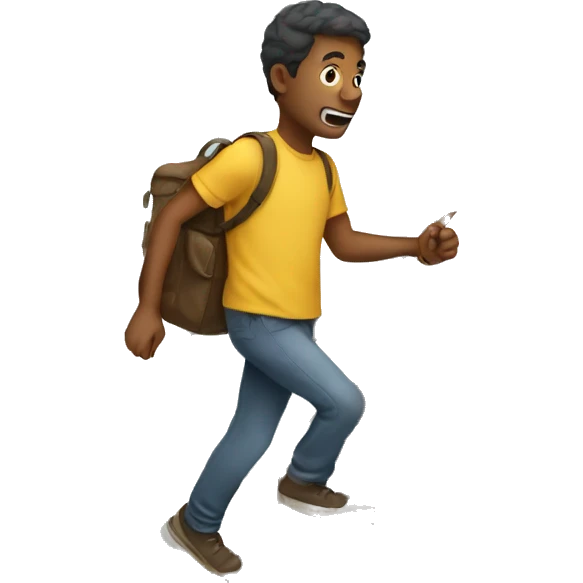 walking up the stair emoji