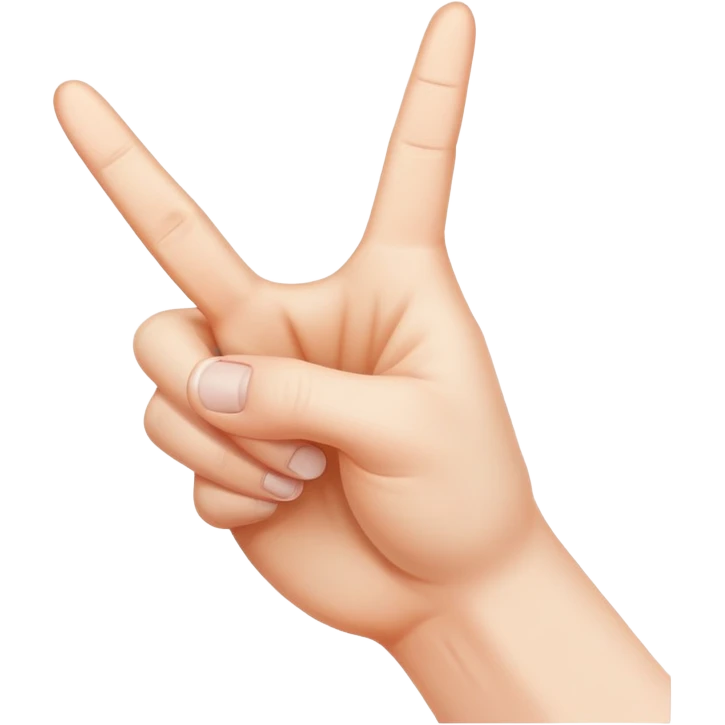 Chinese middle finger  emoji