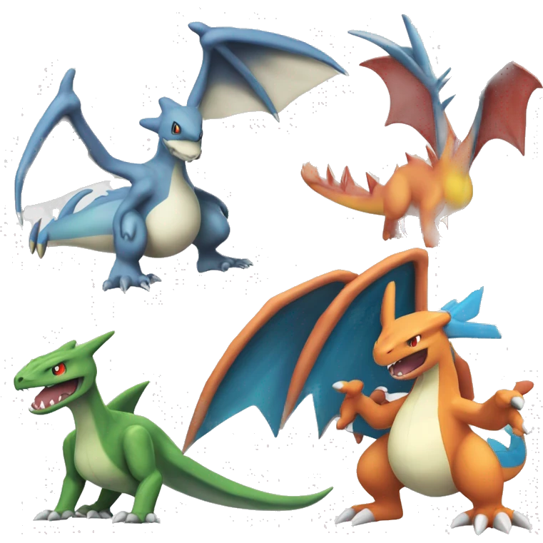  Latios-Silvally-Flygon-Charizard-Fakémon  emoji