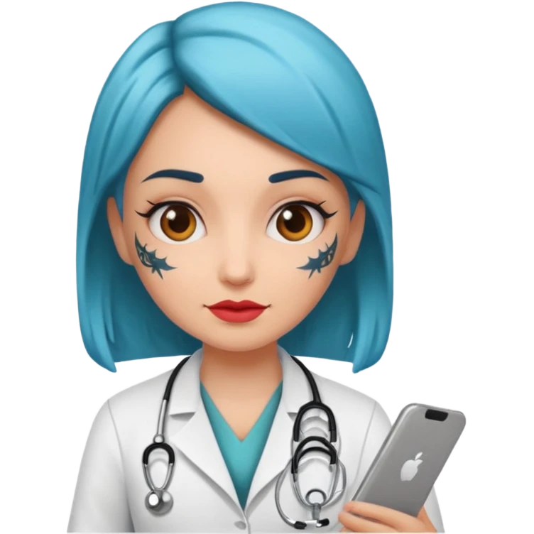 tattooed doctor girl emoji