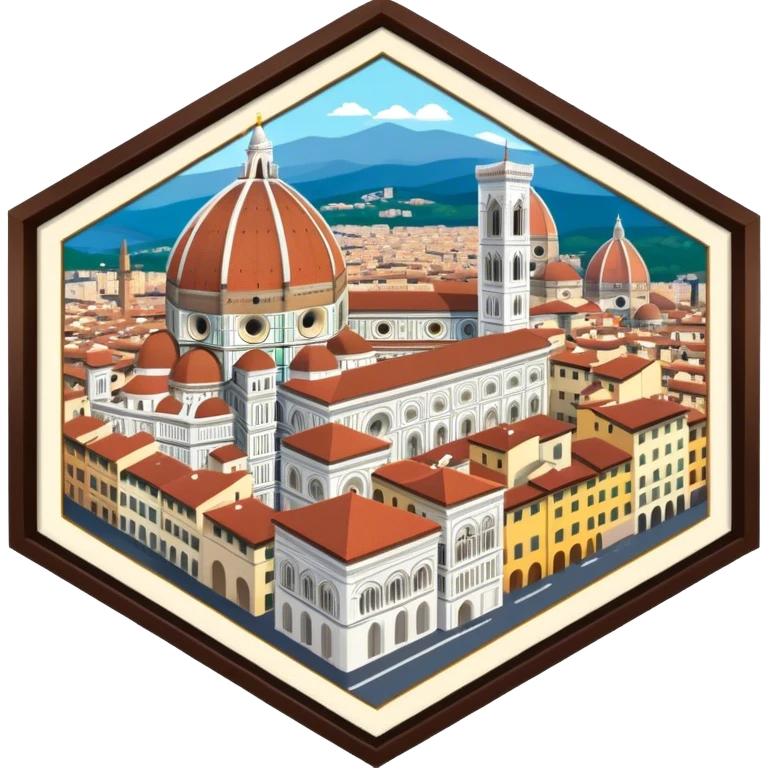 florence italy isometric emoji