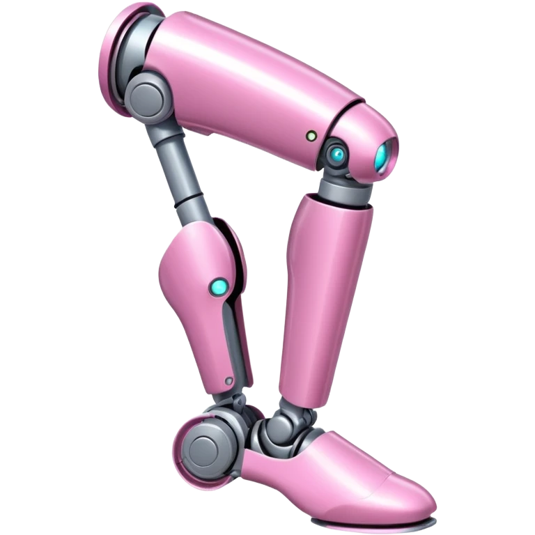 pink robotic cybernatic leg emoji