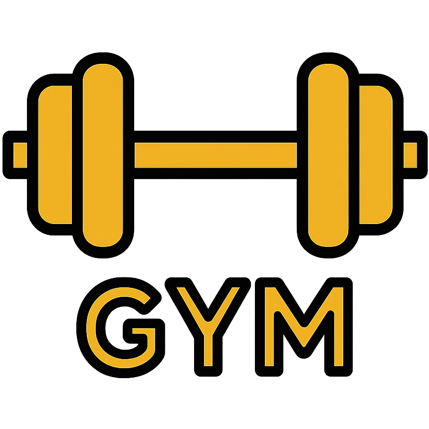 gym icon in gold and black emoji