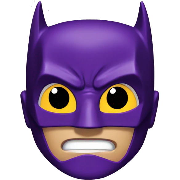 batman in purple emoji
