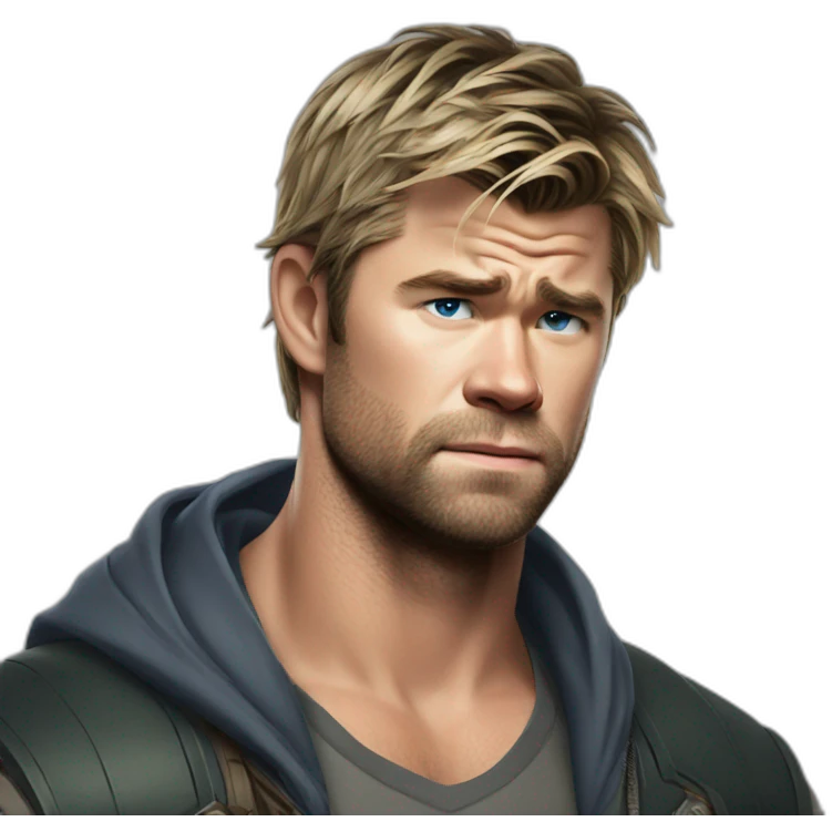 Chris Hemsworth triste emoji