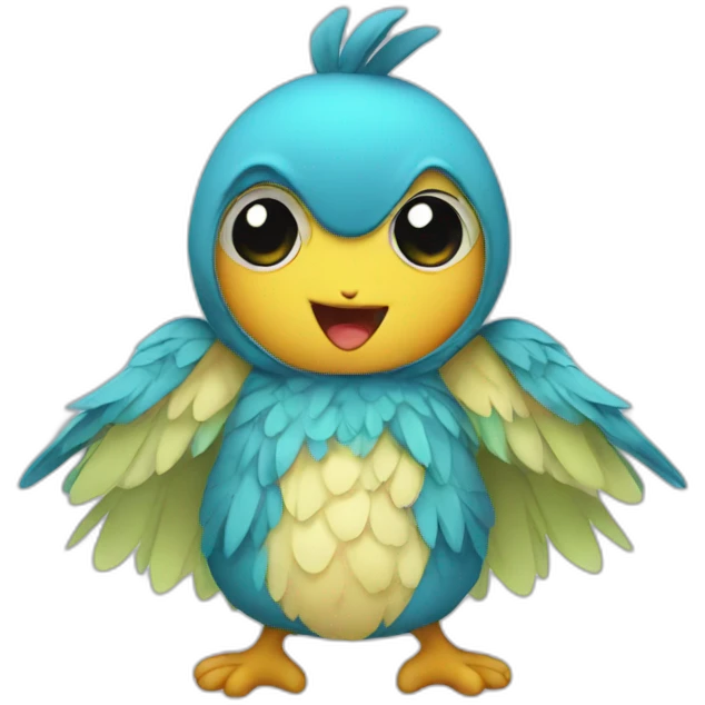 baby in a bird costume emoji