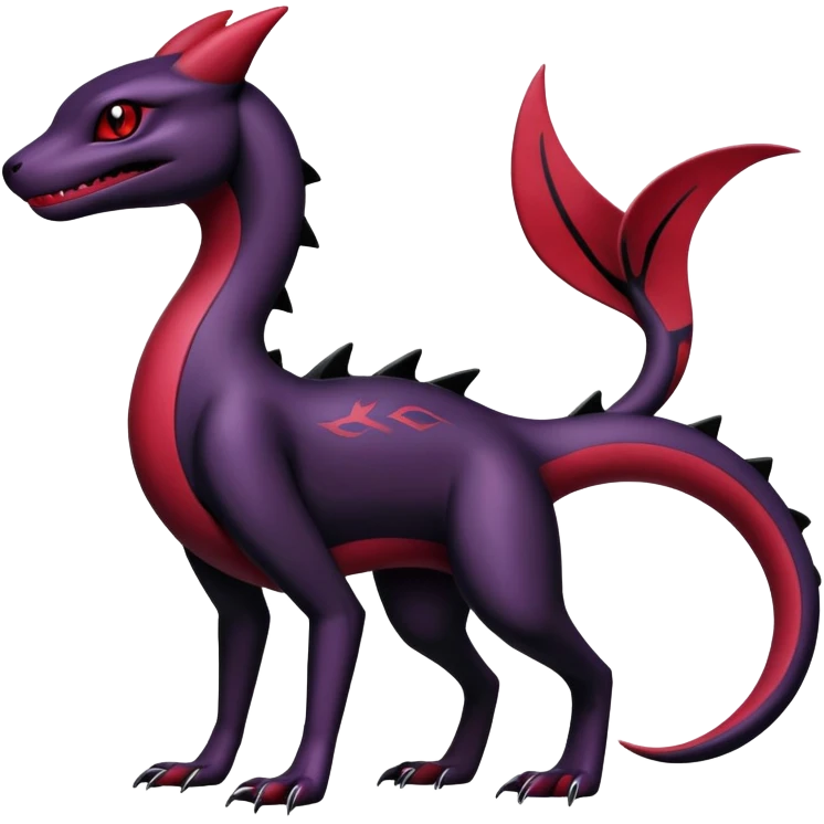 Salazzle-Salandit-Umbreon-Fakémon-hybrid-creature (full body)  emoji