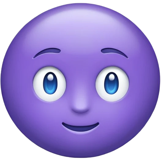 blue violet emoji