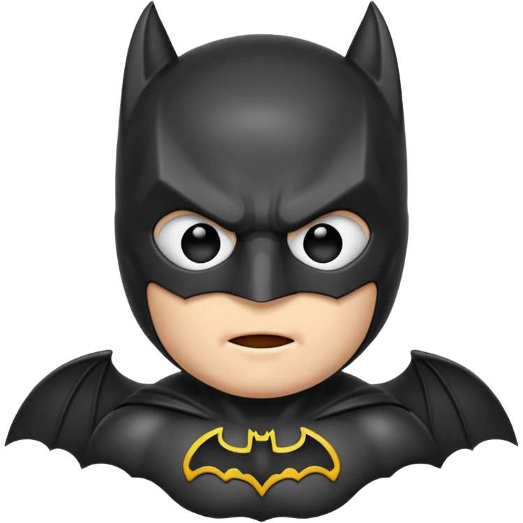 Bat man emoji