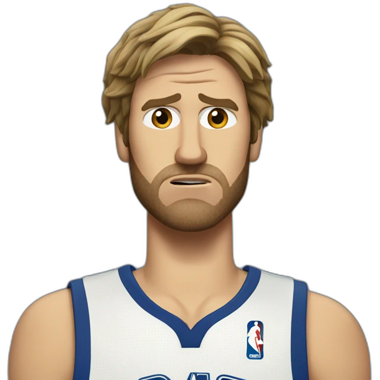 dirk nowitzki scowl emoji