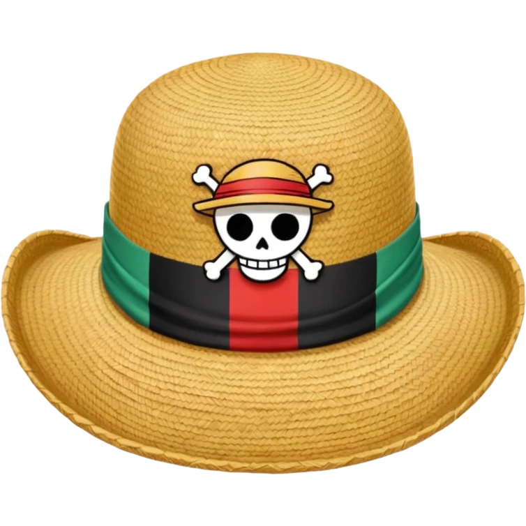 Le drapeau des chapeaux de paille one piece emoji