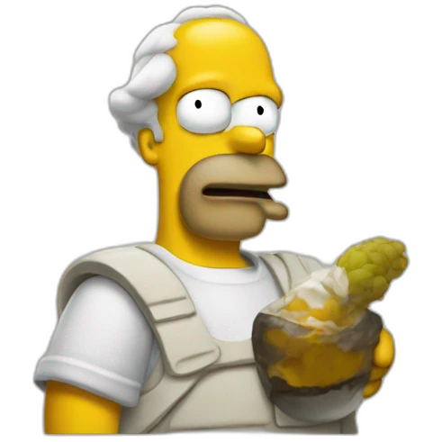 Homer in peace emoji
