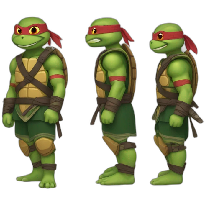 Mexican ninja turtle emoji