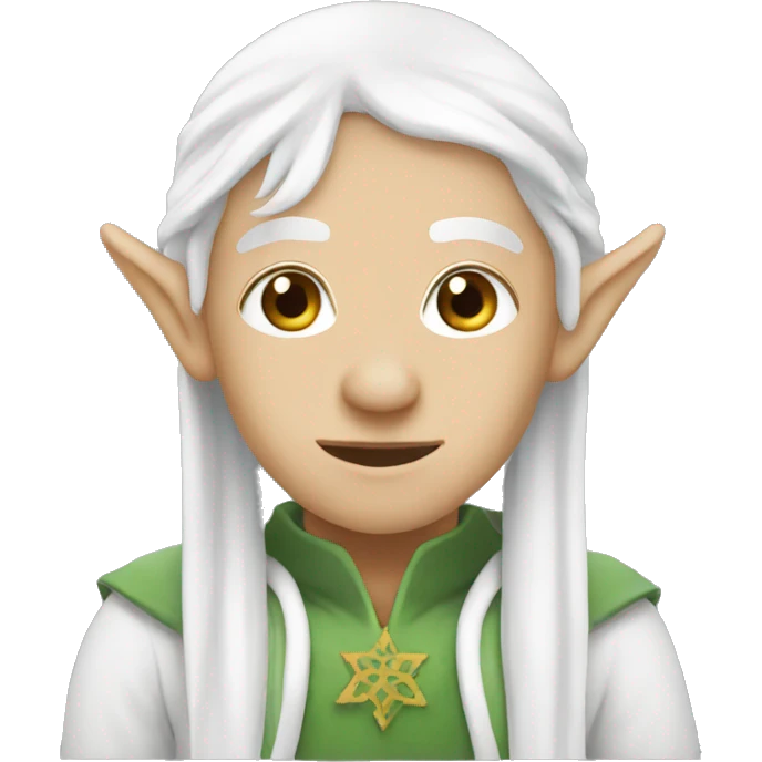 White elf emoji