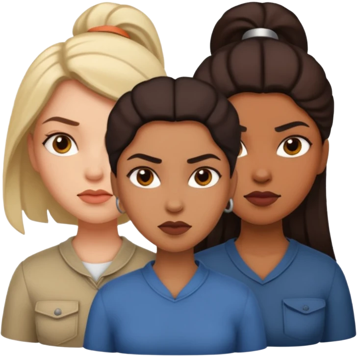 3 bad ass sisters emoji