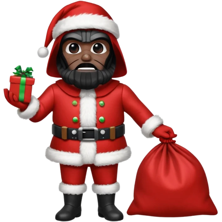 Darth Vader Santa  emoji