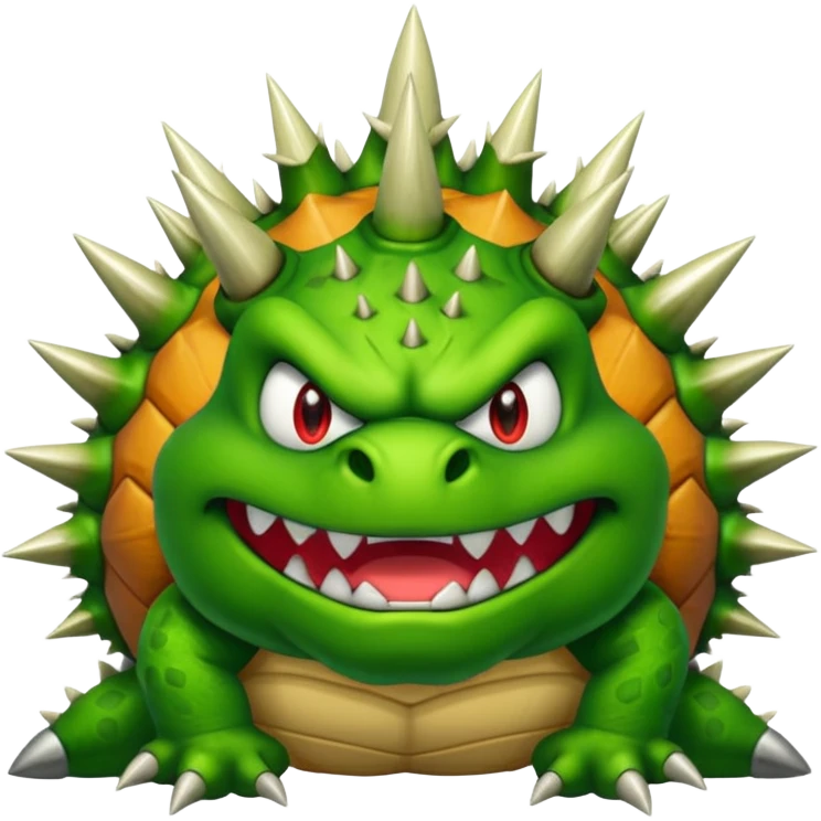Confused bowser emoji