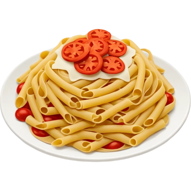 Pasta vermelha com papel emoji