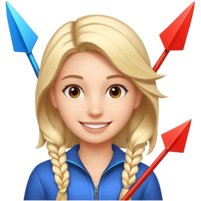 un emoji de una chica en una reunión con unas flechas que indiquen duplicar la velocidad emoji