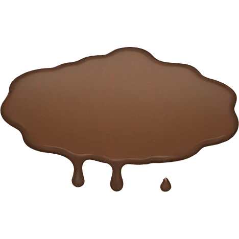 brown puddle  emoji