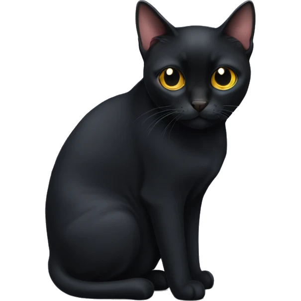 Bombay cat with rounder face emoji