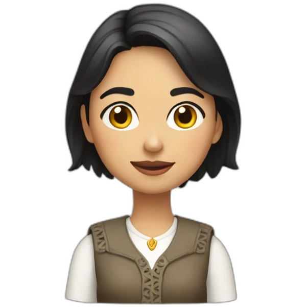 Maestra morena joven emoji