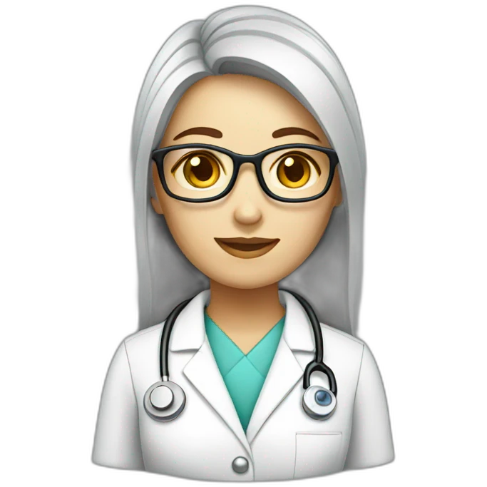 Doctor optometrist female emoji