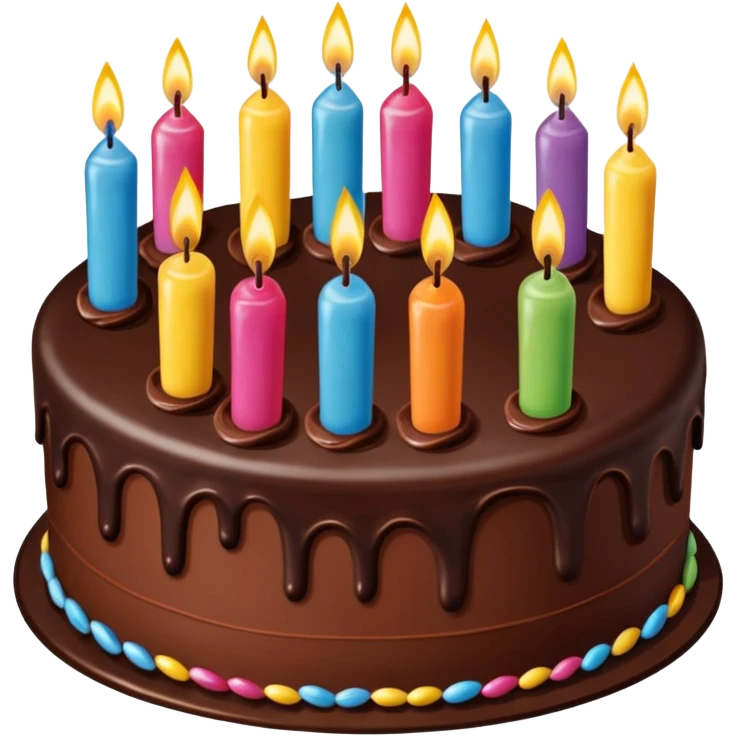 birthday cake celebrating thirty years  emoji