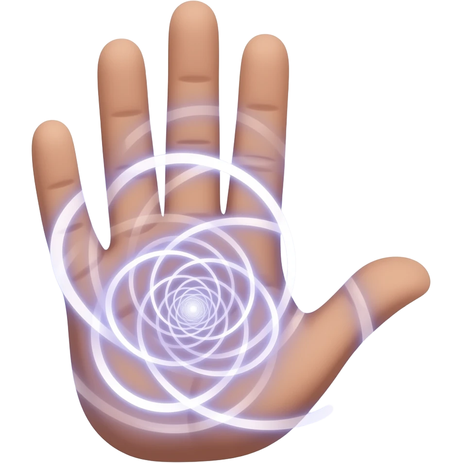Psychic palm emoji