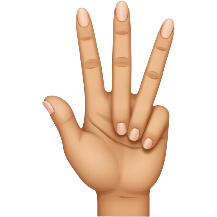  Can you do the Oke or perfect sign but than with de middle vinger.  emoji