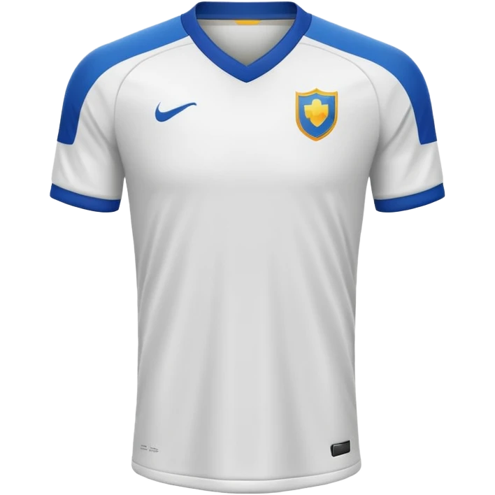 White soccer jersey emoji