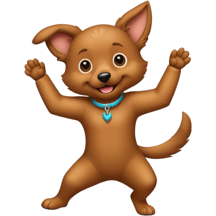 dancing dog emoji