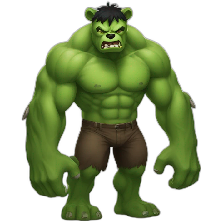 hulk werebear emoji