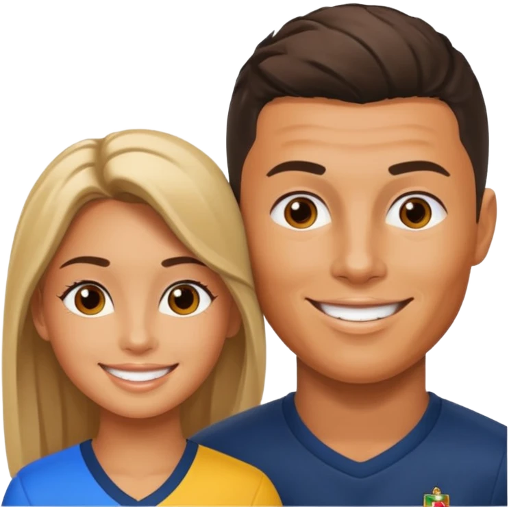 Ronaldo with georgina emoji
