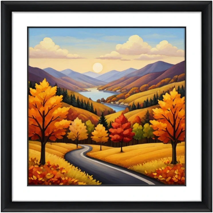thumbnail picture mac os, painting on wall, autumn emoji