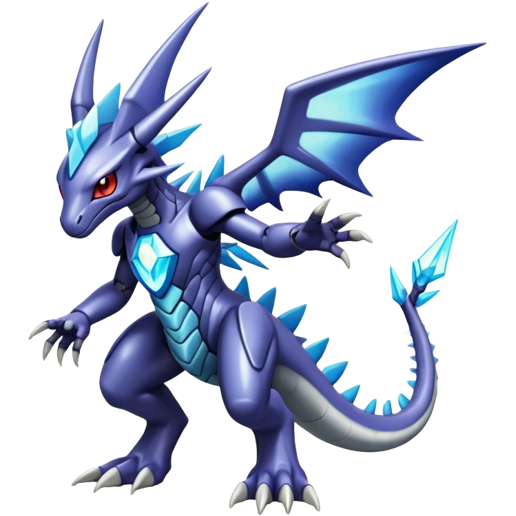  Cool Cute Edgy Shiny Godly Ethereal Digimon-Genesect-Dialga-Reptile full body emoji