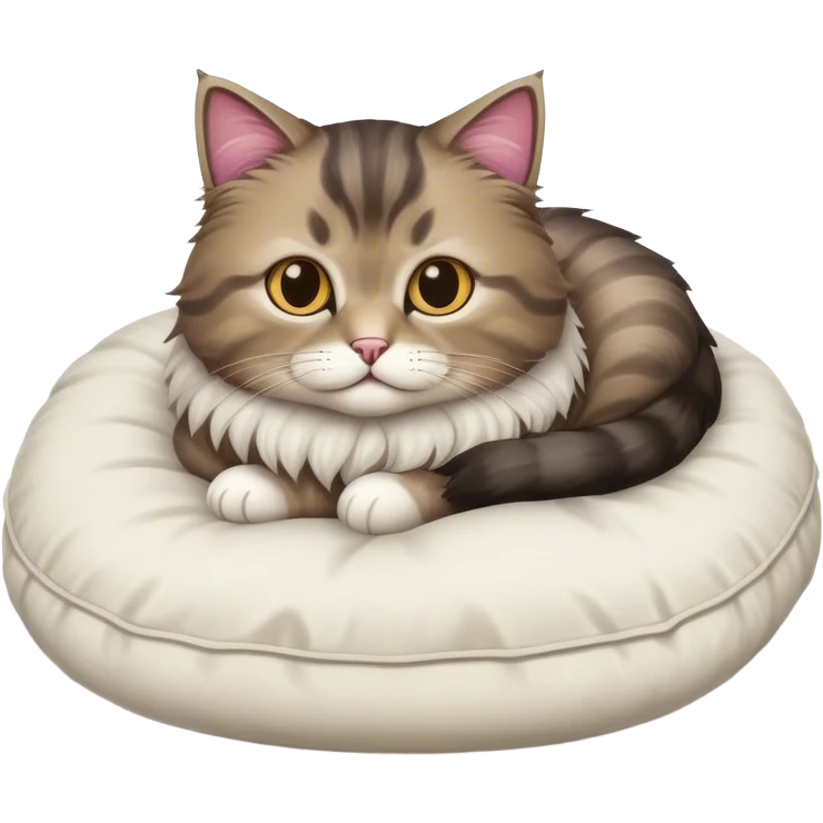 cat on the pillows emoji