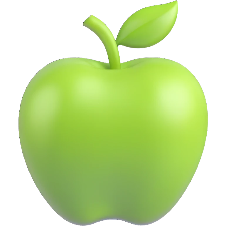 green apple emoji