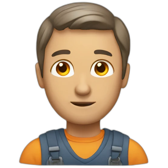 a man working emoji